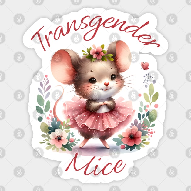 Transgender Mice Trump State of the Union Science Transgenic Sticker by Yesteeyear